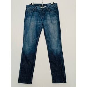 7 For All Mandkind Gwenevere Jeans Womens 28 Medium Wash Super Skinny
